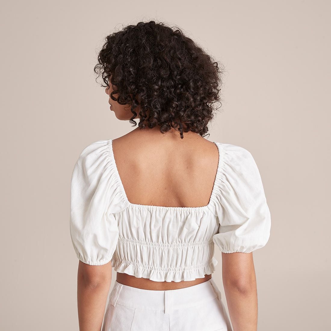 Lily Loves Short Puff Sleeve Blouse | Target Australia