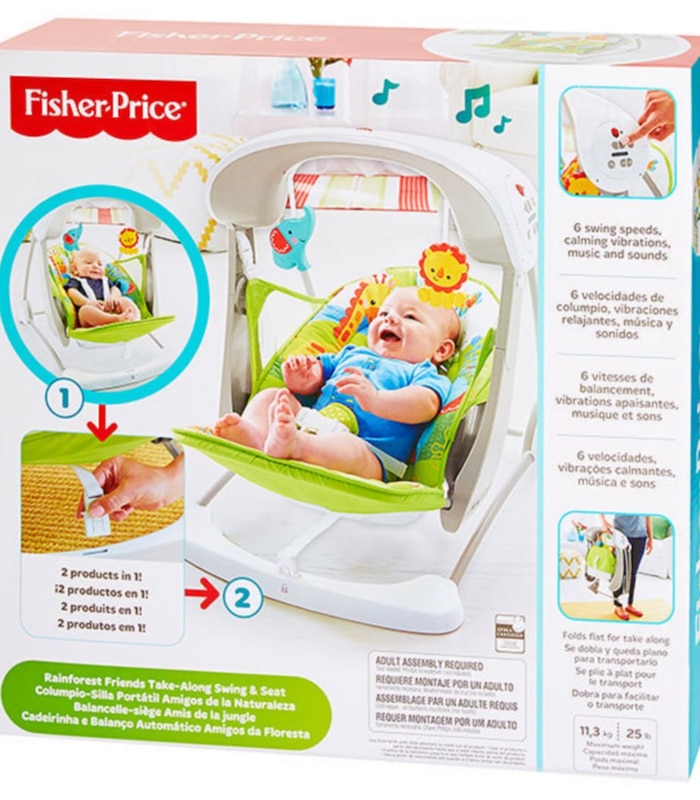 Fisher Price Take Along Swing And Seat Rainforest Friends Target Australia