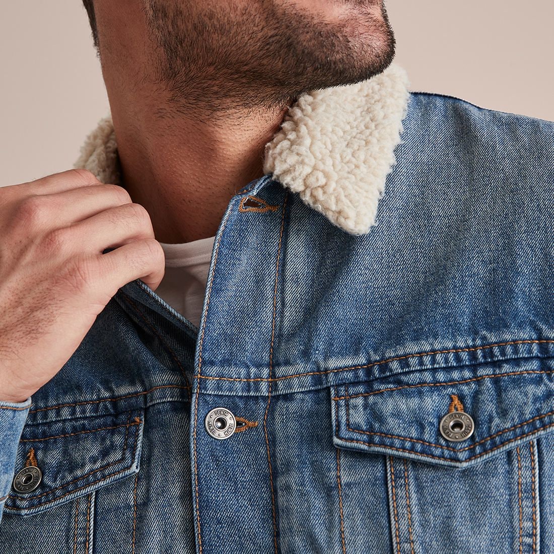 Sherpa Denim Jacket | Target Australia