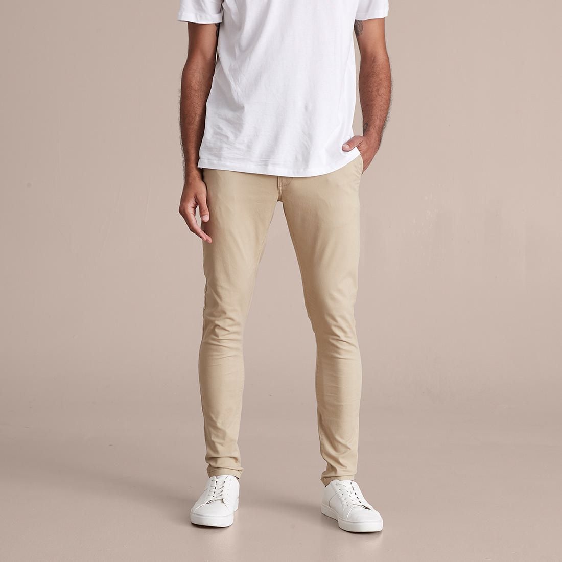 Skinny Chino Pants - Tan | Target Australia