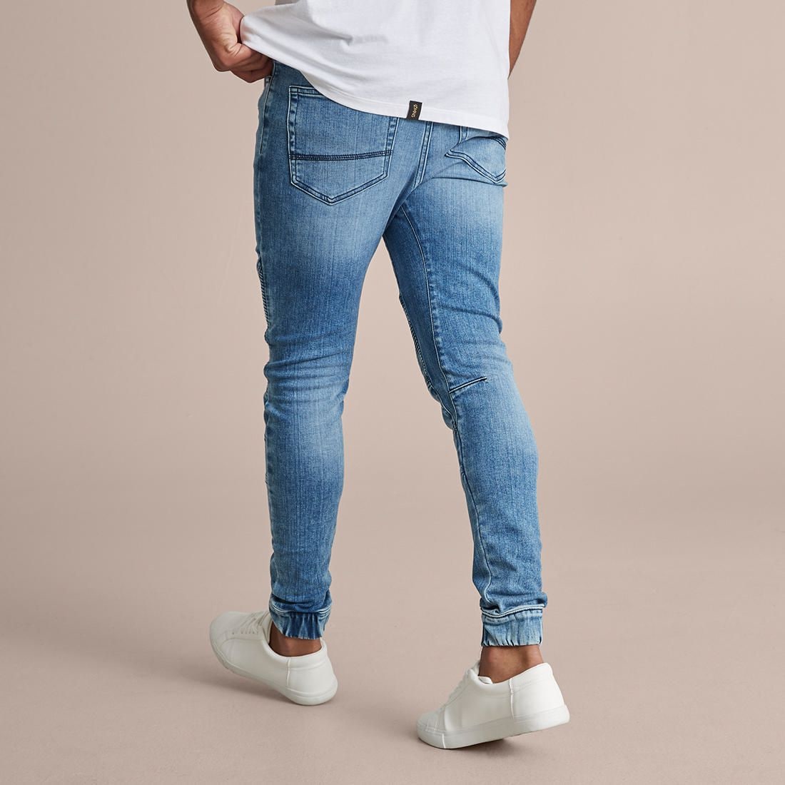 Commons Biker Denim Jogger Pants 