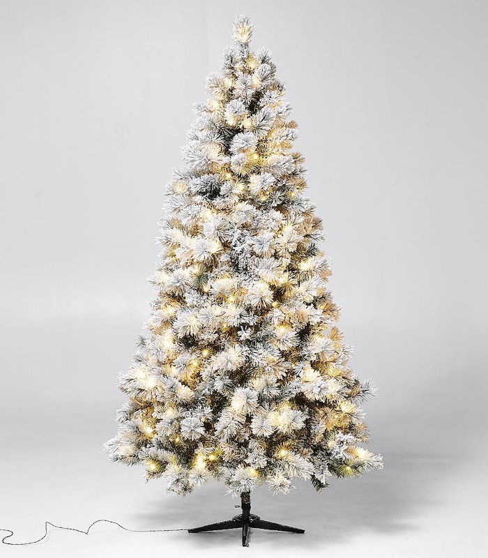 Pre Lit Snowy Aspen Christmas Tree 7ft T14 Target Australia