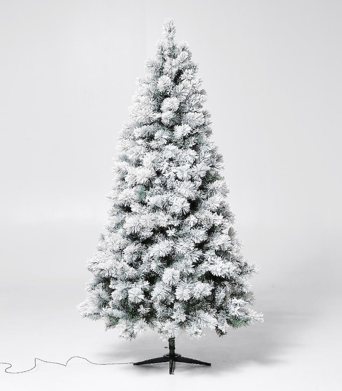 Pre Lit Snowy Aspen Christmas Tree 7ft T14 Target Australia