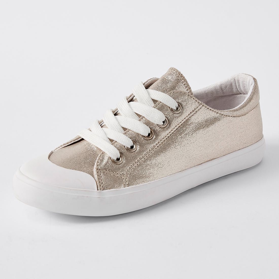 Senior Metallic Sneaker - Gold 