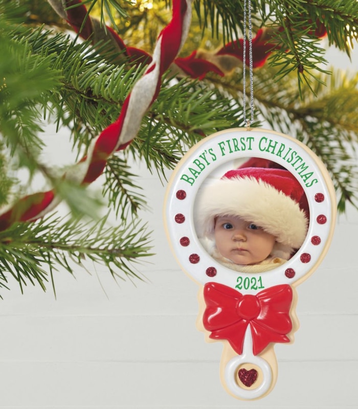 Hallmark Keepsake Baby S First Christmas 2021 Photo Frame Christmas Ornament Target Australia