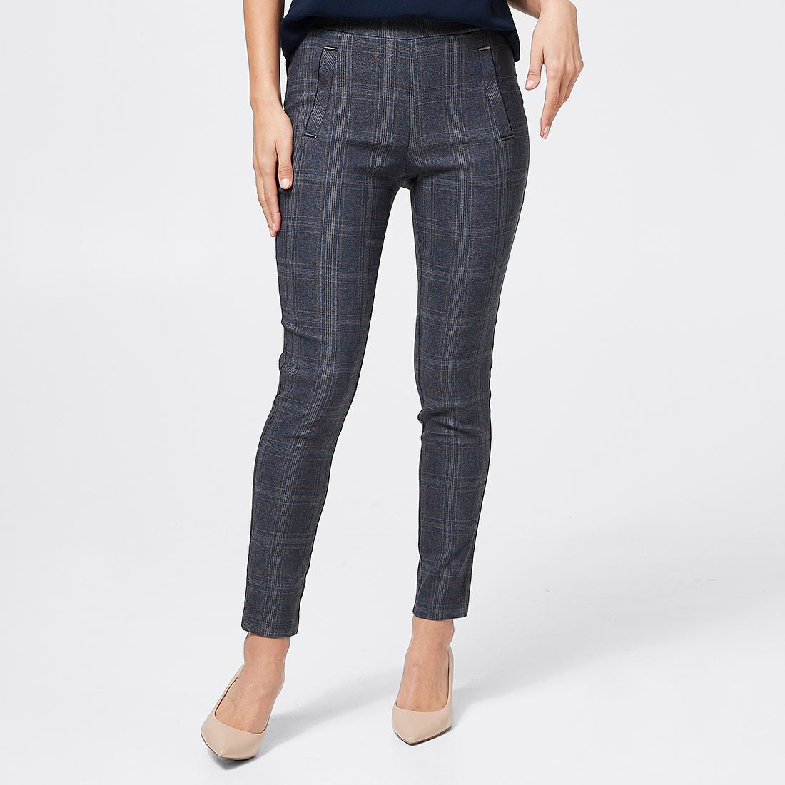 Preview Skinny Trouser Leggings - Grey 