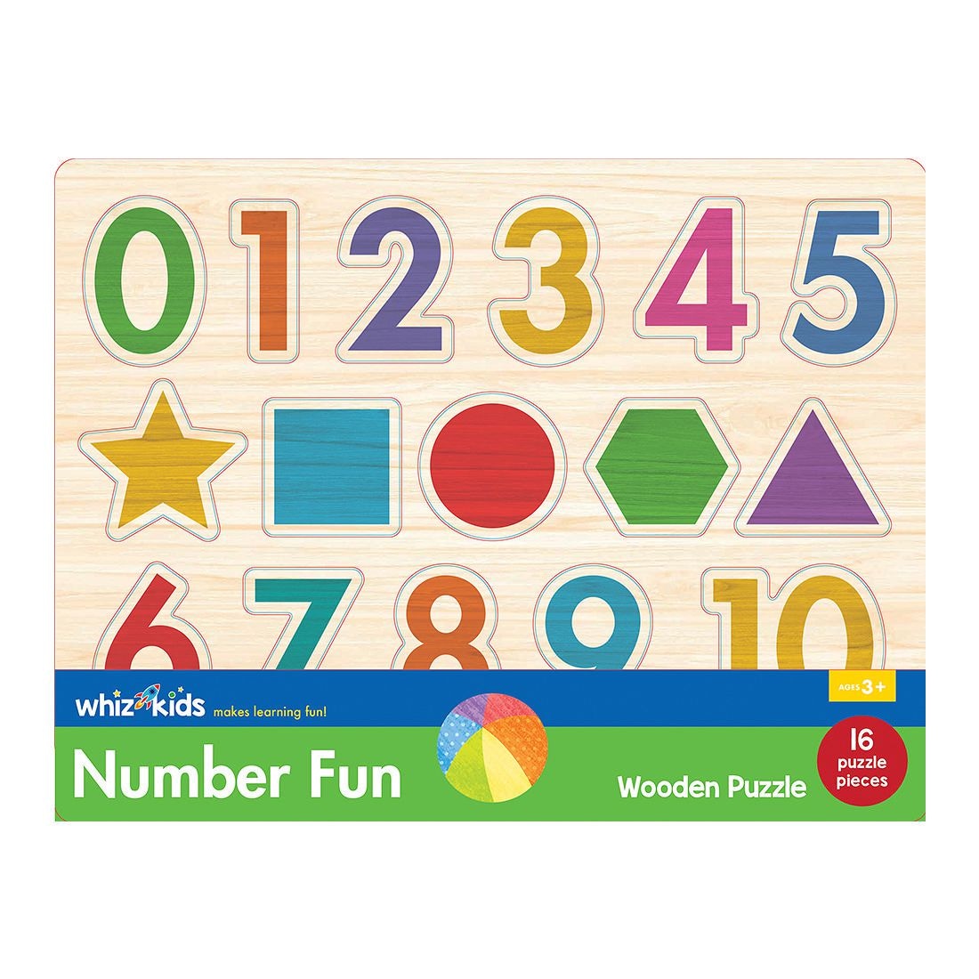 Whiz Kids Number Fun Wooden Puzzle Target Australia