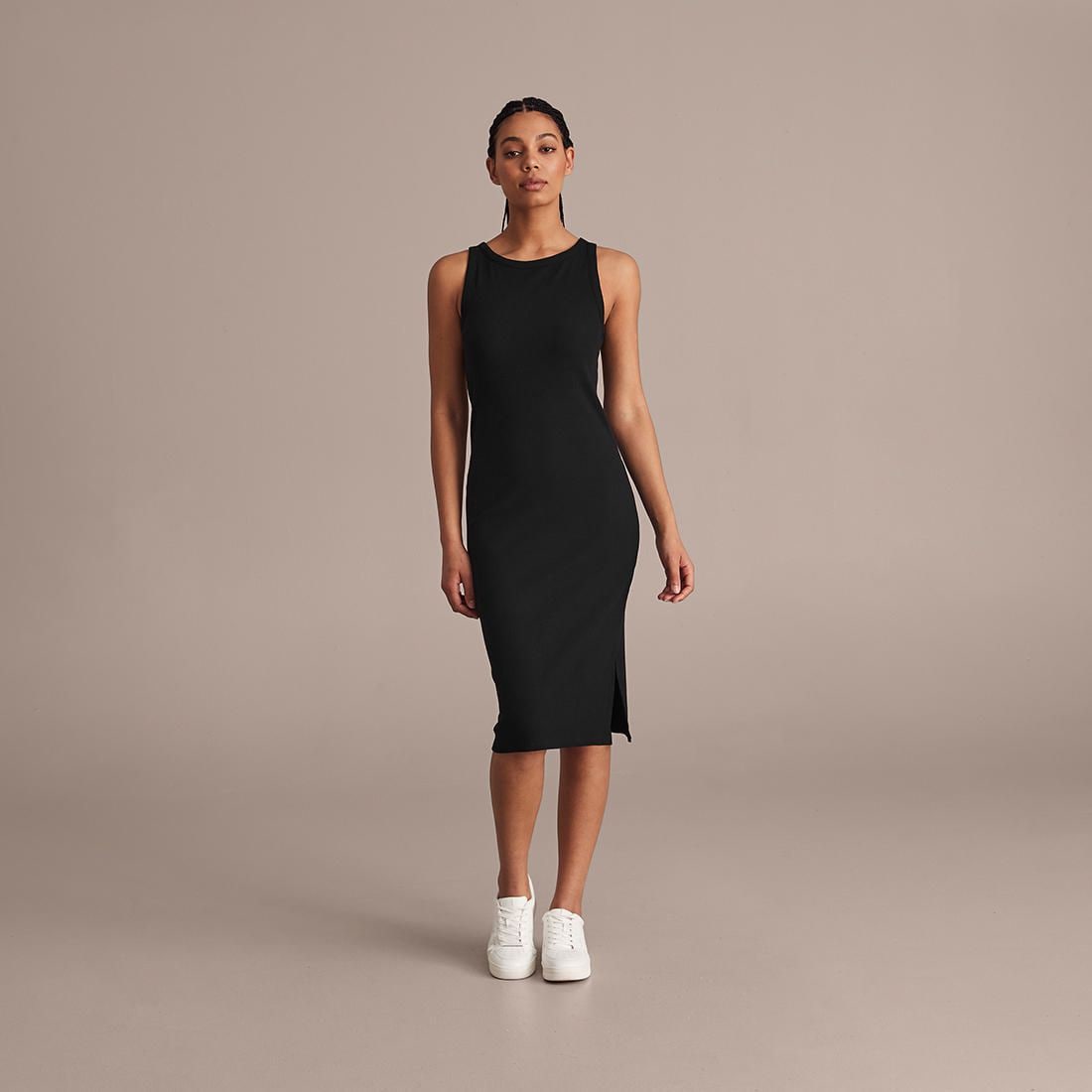 ribbed bodycon dress