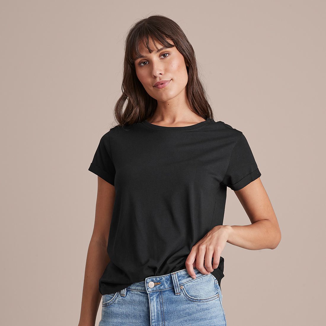 Relaxed cotton t shirts Clearance