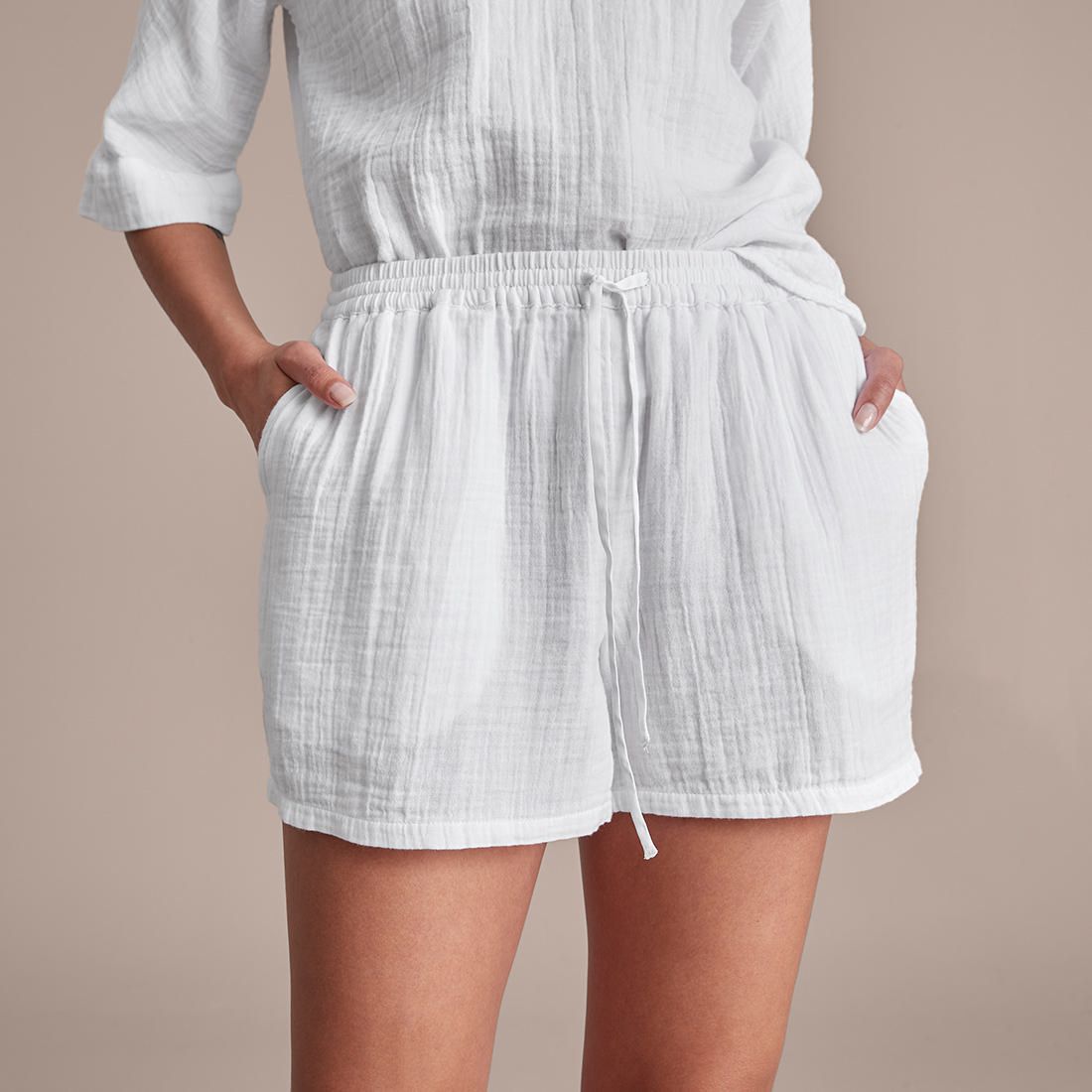 Crinkle Sleep Shorts | Target Australia