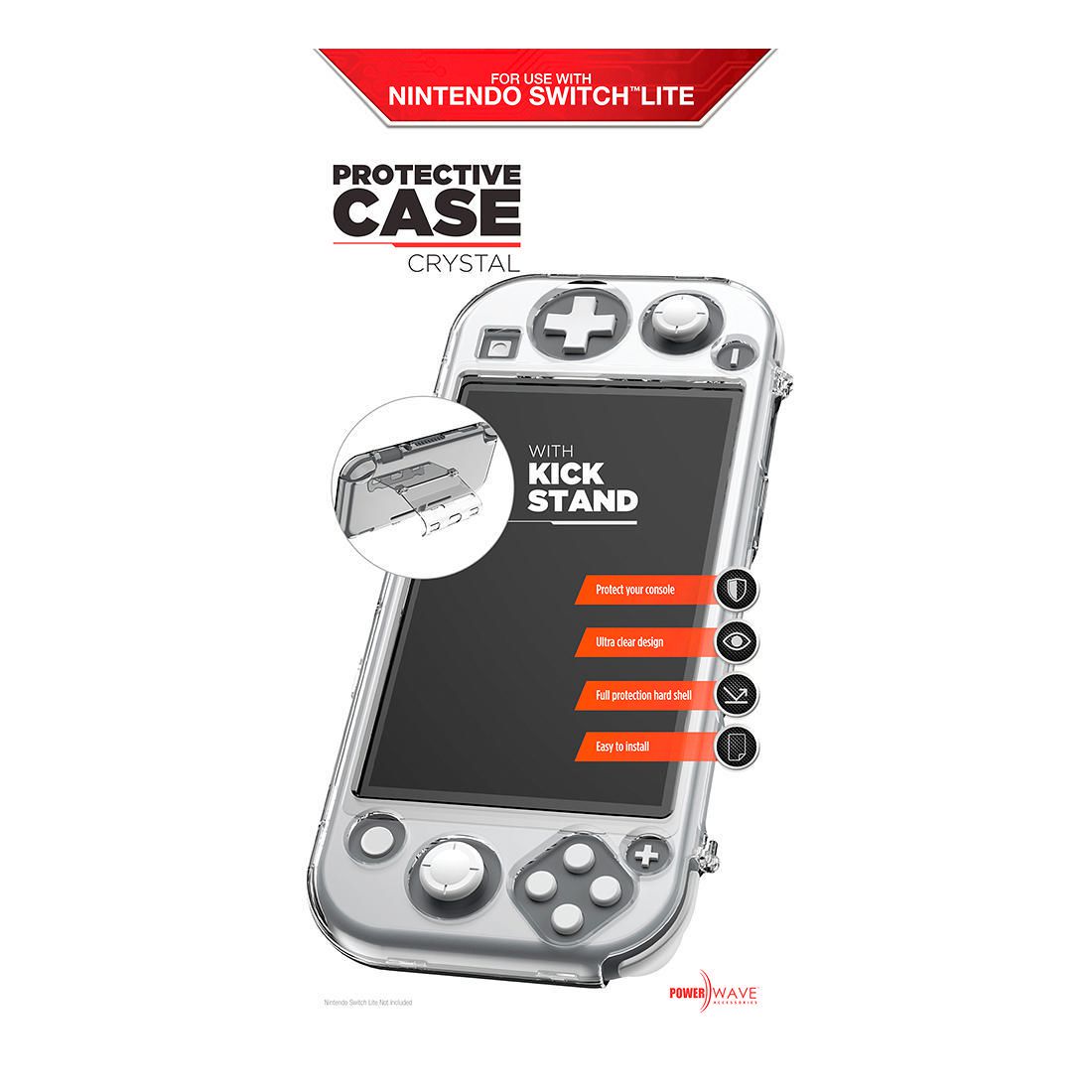 nintendo switch lite case with kickstand