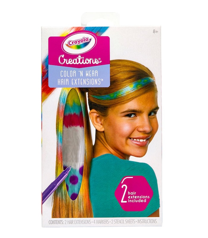 Crayola Creations Color N Wear Hair Extensions | Target Australia