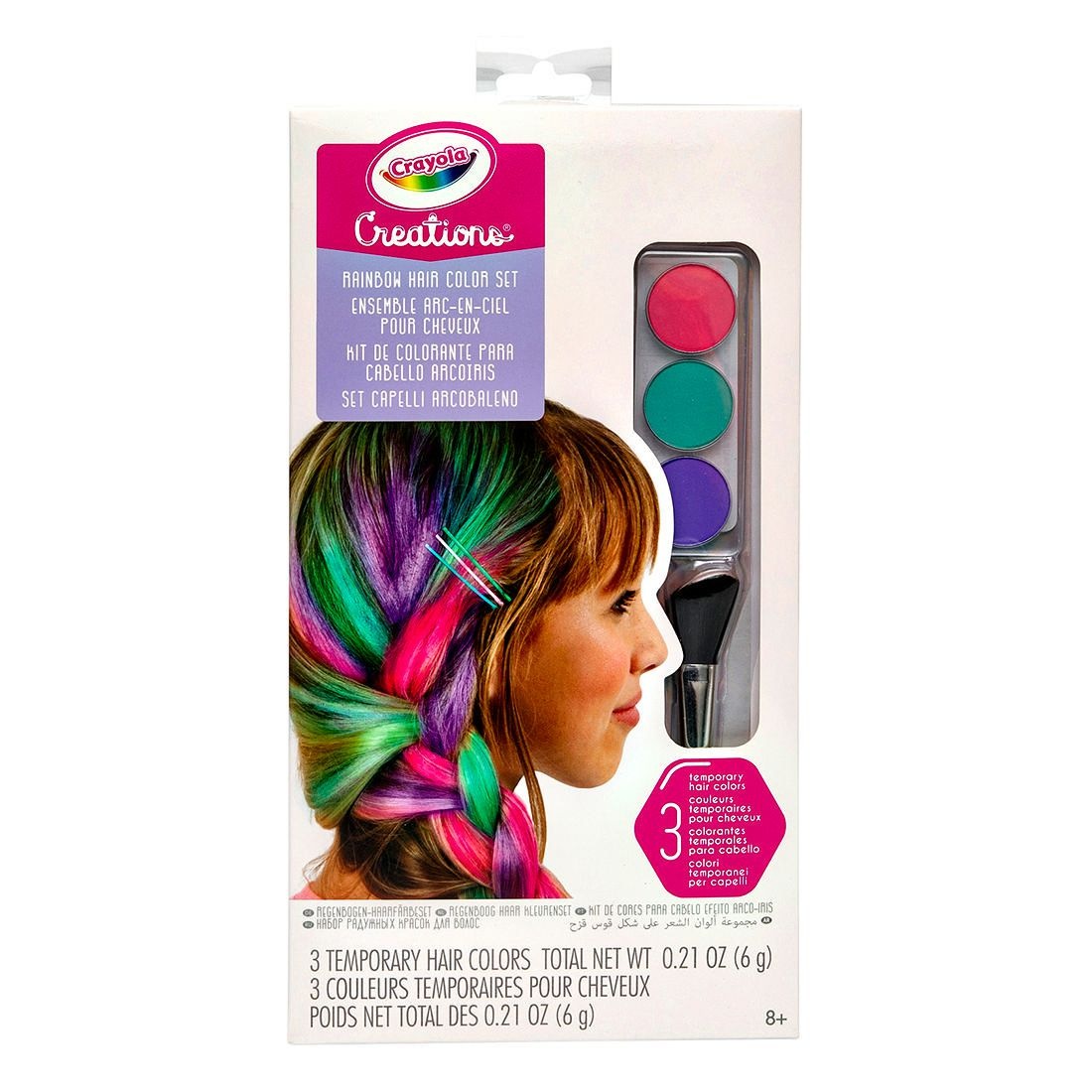 Crayola Creations Rainbow Hair Colour Kit Target Australia