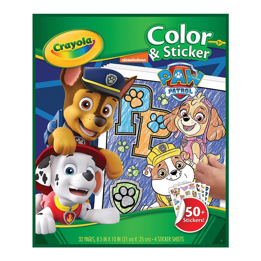 Crayola Colour Sticker Book Paw Patrol Target Australia