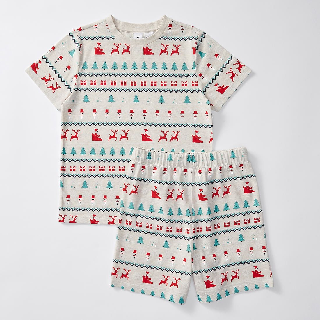 Christmas Wrapping Paper Pyjama Set Target Australia