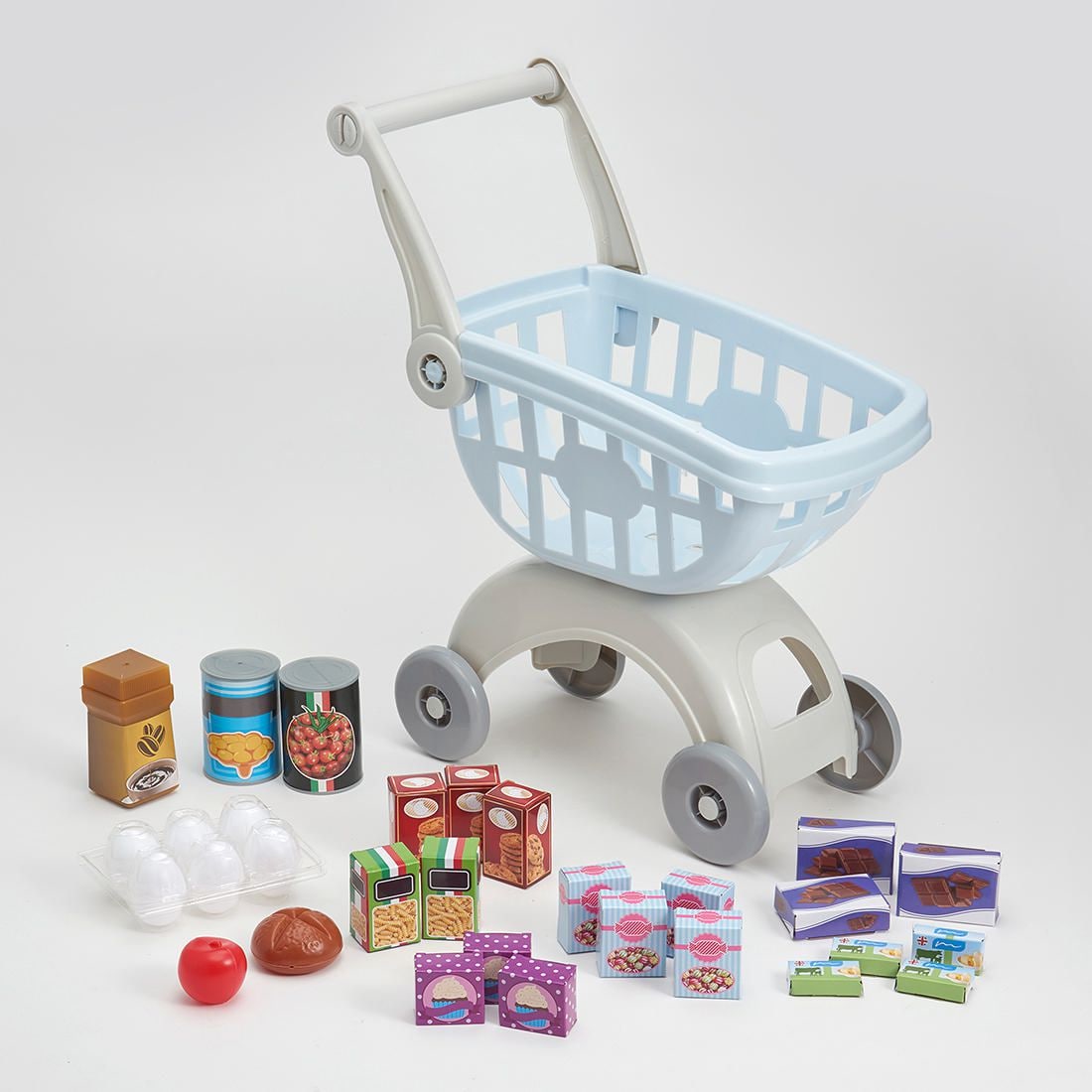 kids plastic shopping trolley