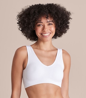 Rib Plunge Crop Top - Lily Loves
