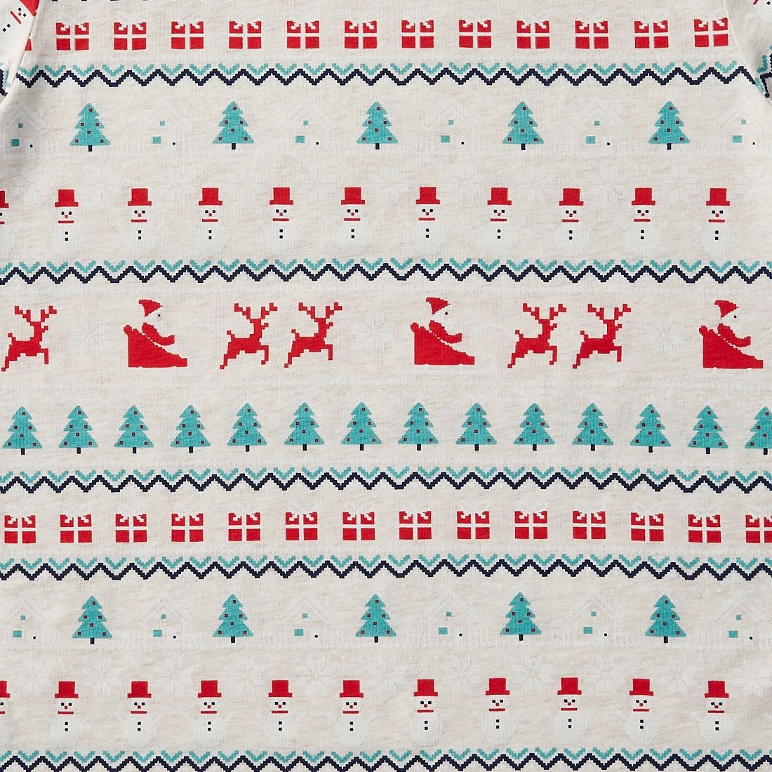 Christmas Wrapping Paper Pyjama Set Target Australia