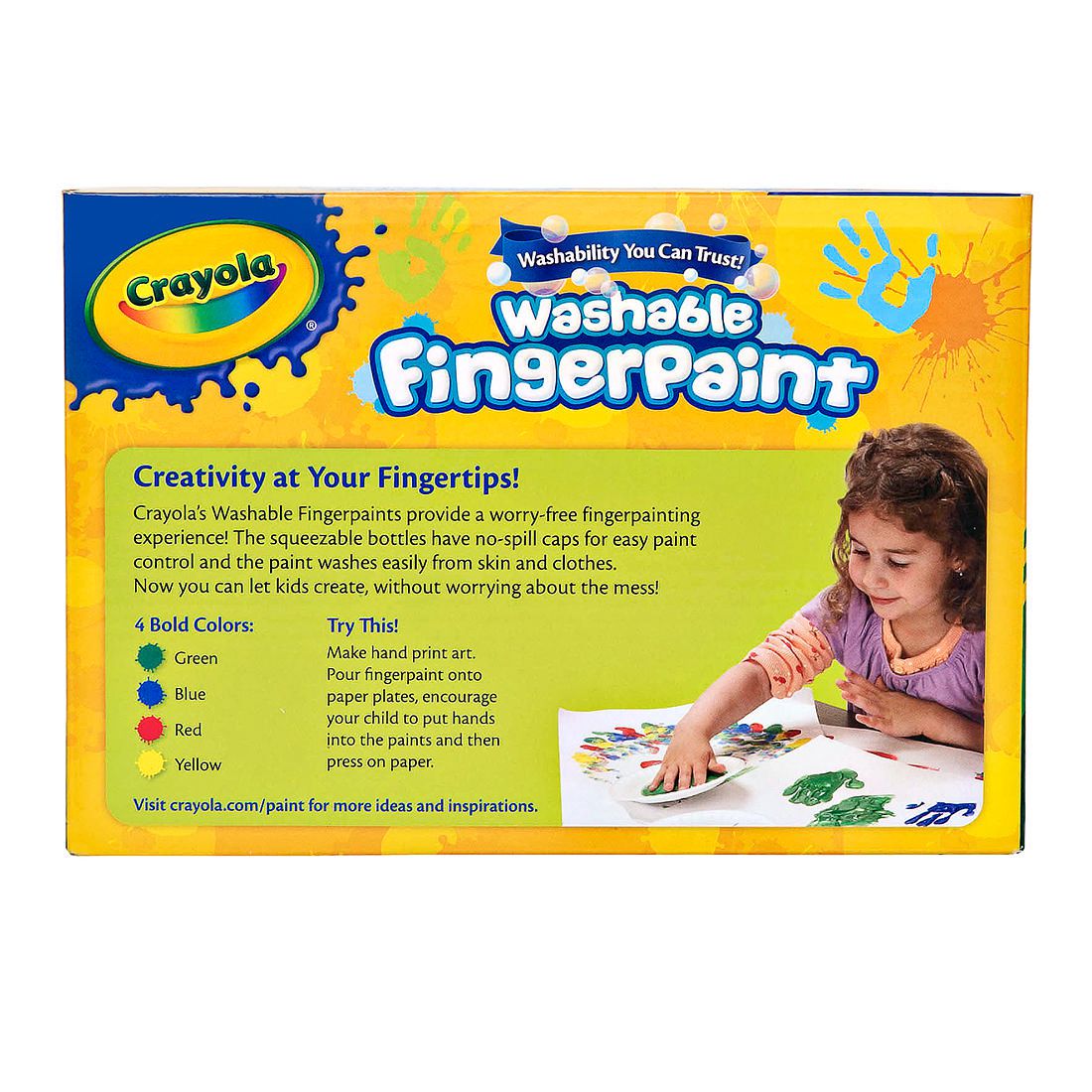 crayola washable finger paint safe for babies