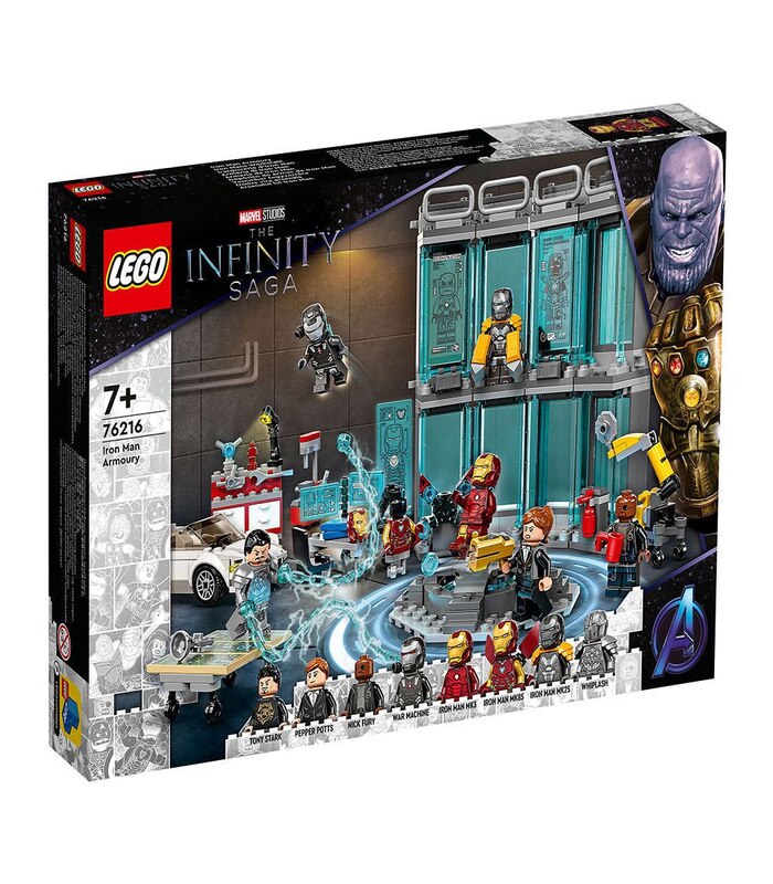 defile Tryk ned skarpt LEGO® Marvel Iron Man Armoury 76216 | Target Australia
