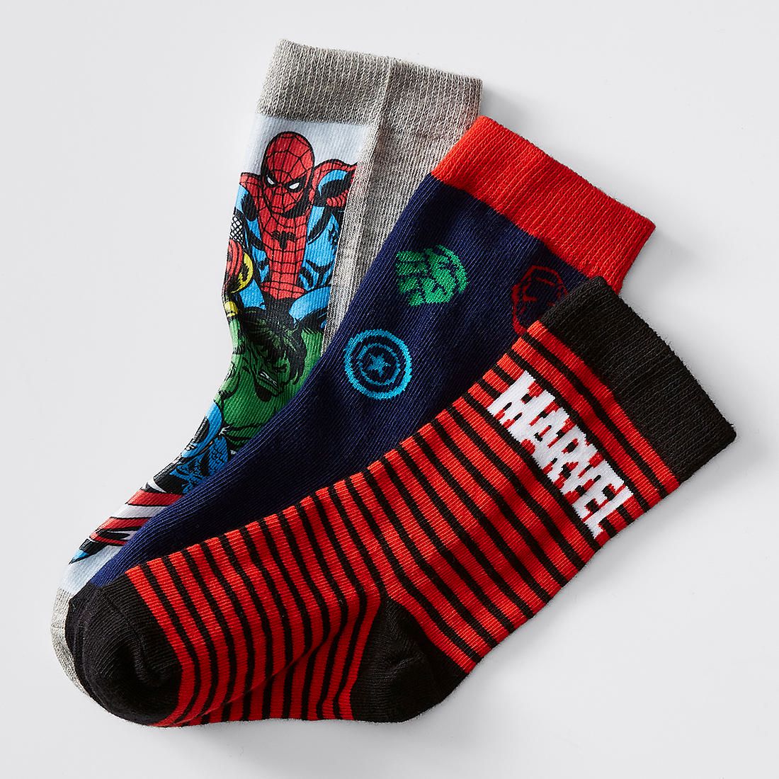 Disney Minnie Mouse Crew Socks 3 Pack Womens Black//Red Character Sock