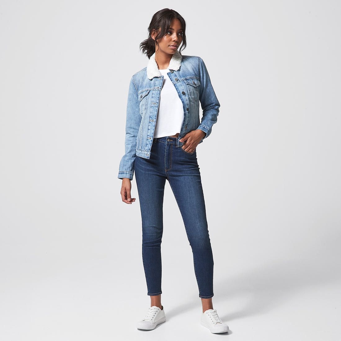 Lily Loves Sherpa Denim Jacket | Target 