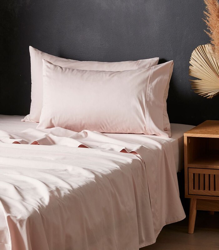 Bamboo Cotton Sheet Set Pink Target Australia