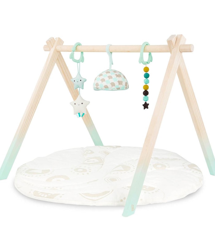 B Baby Starry Sky Wooden Play Gym Mat Target Australia