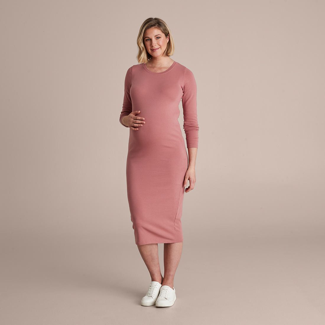 bodycon midi day dress
