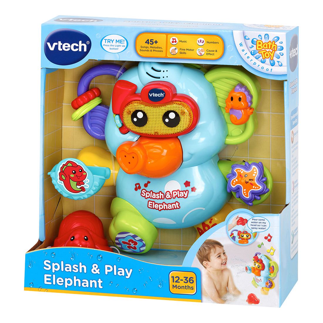 vtech splash and play elephant
