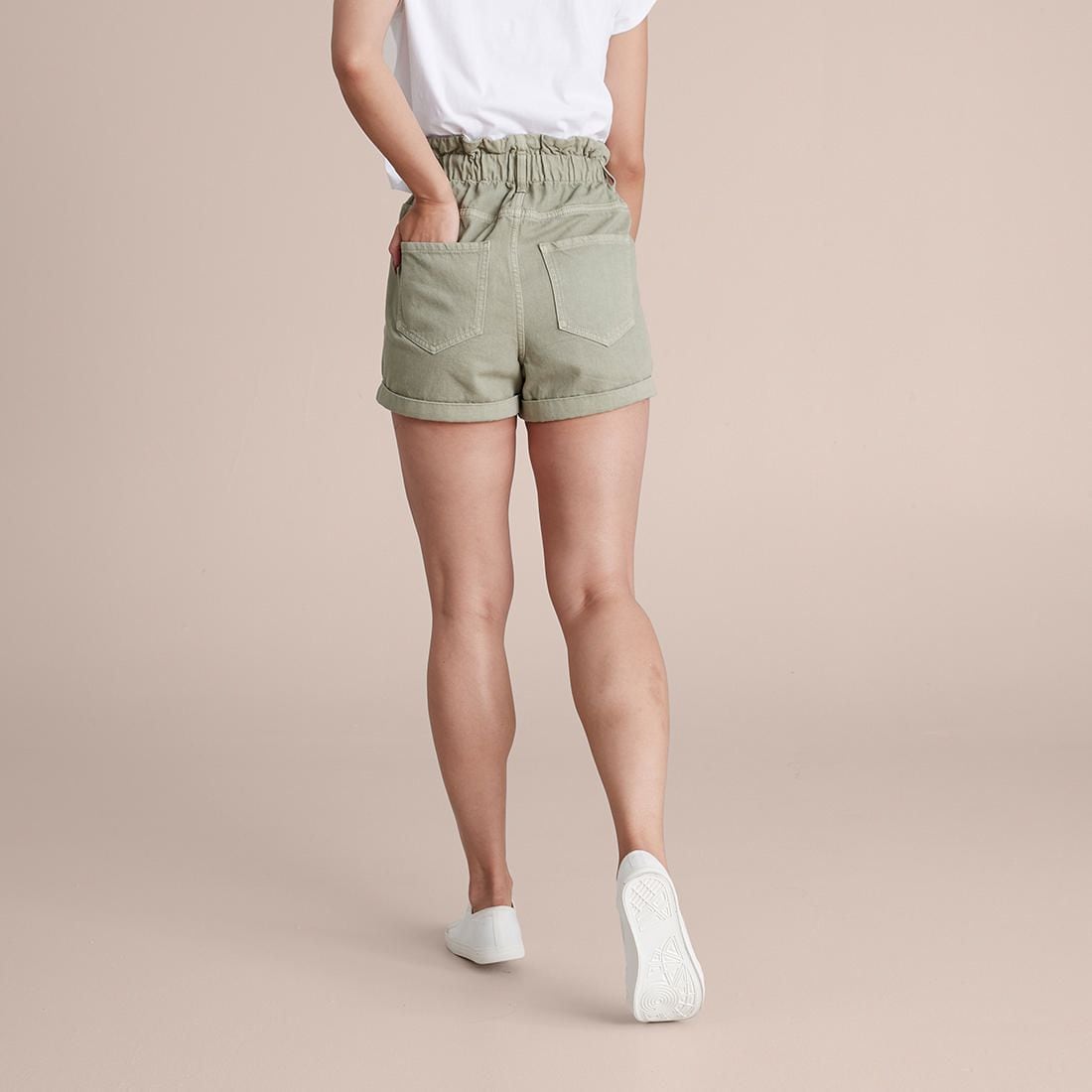 Lily Loves Denim Paperbag Shorts 