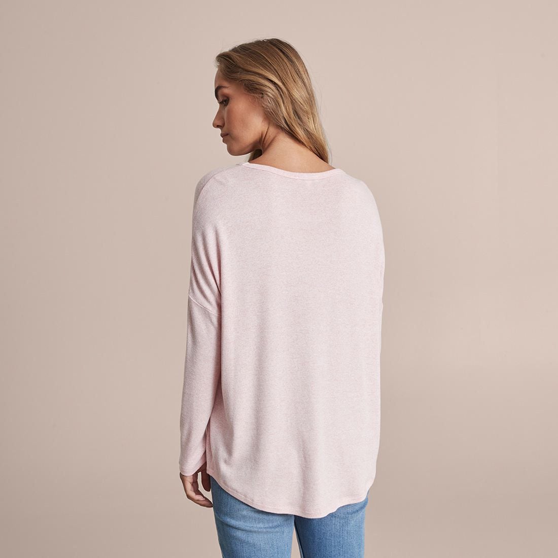 Dropped Shoulder Long Sleeve in Spiced 