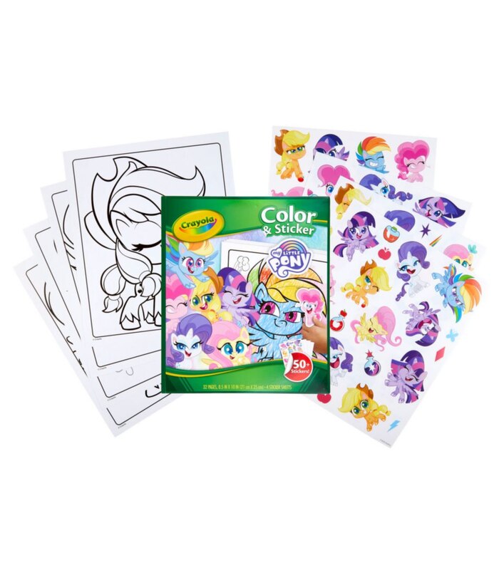 Crayola My Little Pony Colour & Sticker Set | Target Australia