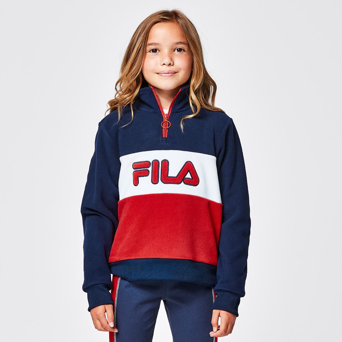 fila hoodie navy blue