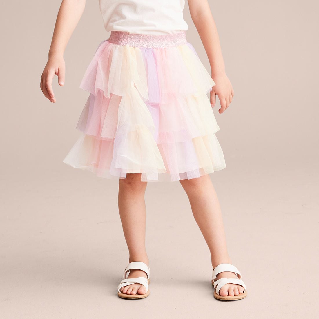 white tulle skirt mini
