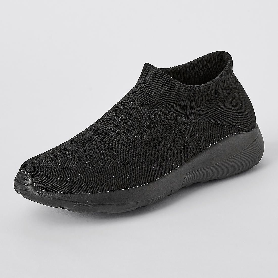 target black slip ons