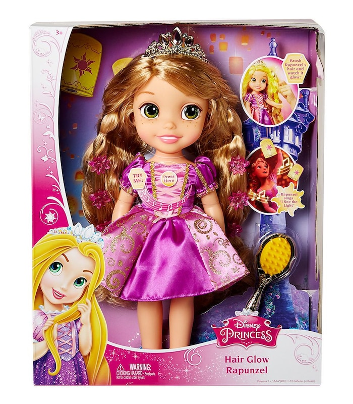 Disney Princess Hair Glow Rapunzel Doll Target Australia
