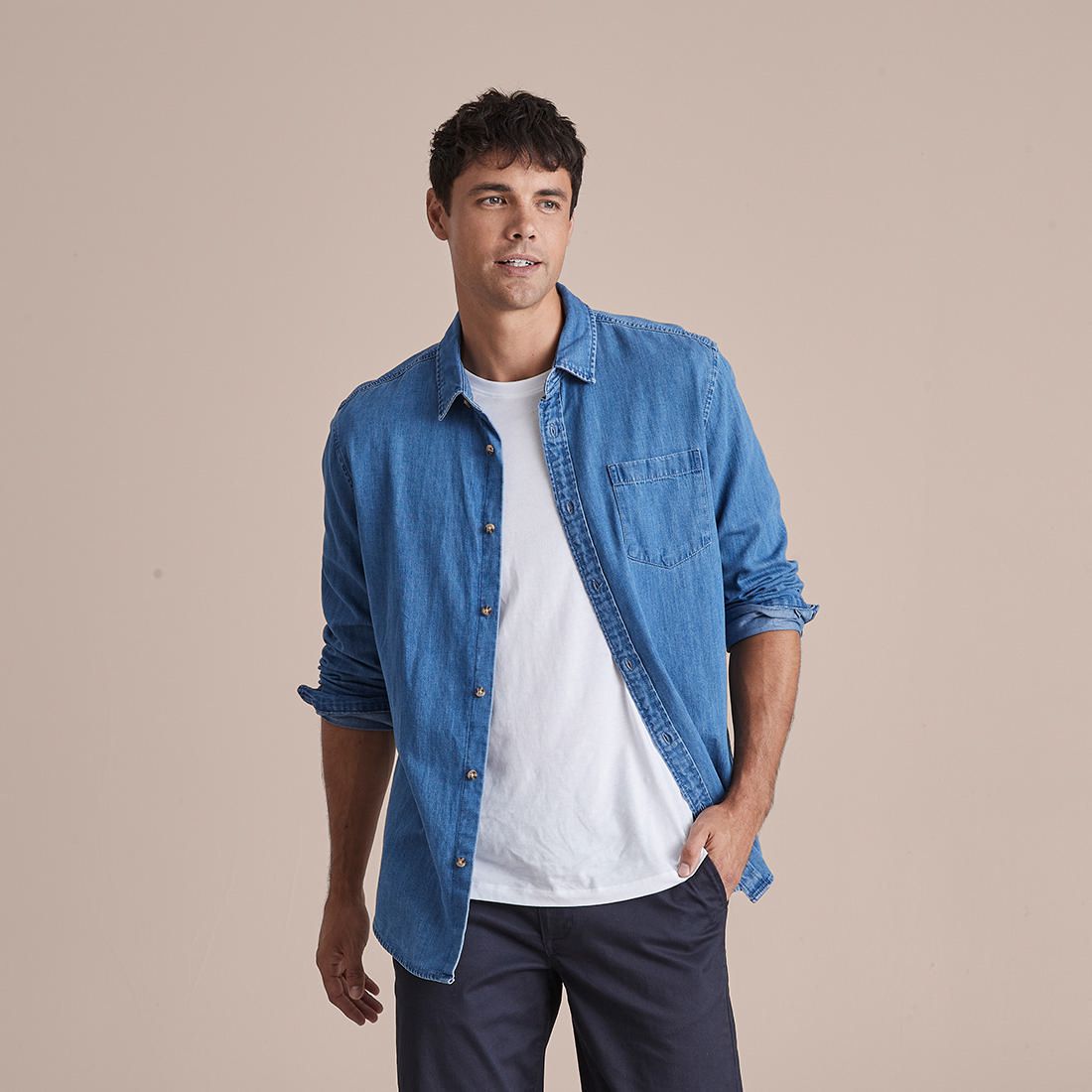 target mossimo denim shirt