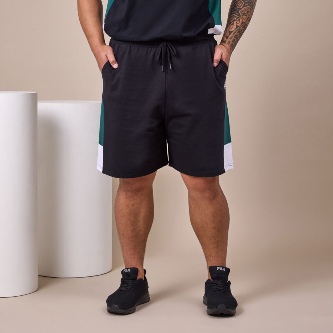 fila fleece shorts