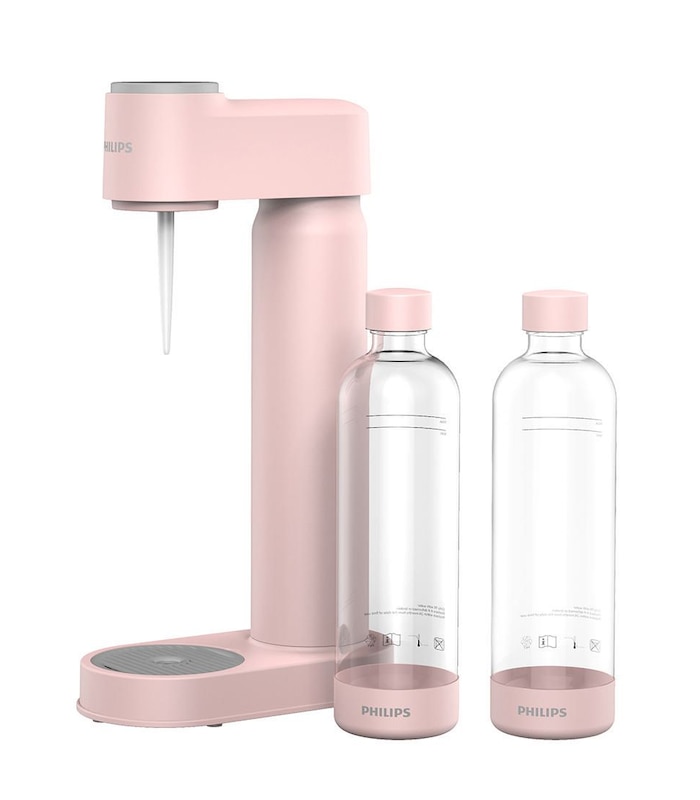 Philips GoZero Soda Maker 1L Carbonating Bottle Mint Twin Pack ADD911MT