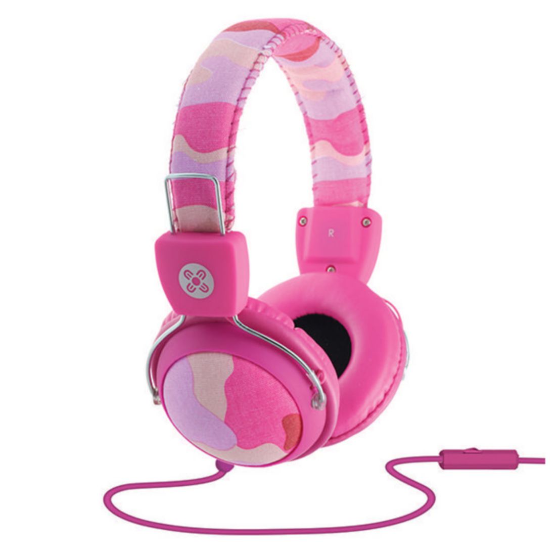 Moki Camo Headphones With Microphone 