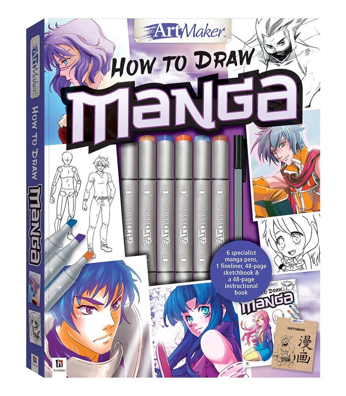 Art Maker: How to Draw Manga | Target Australia Art Maker: How to Draw Manga | Target Australia