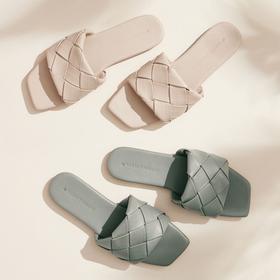 Womens Mari Braided Slides Target Australia