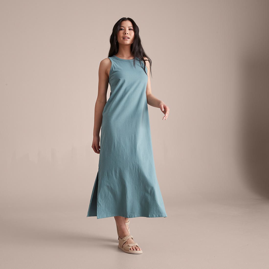 cotton maxi dress target