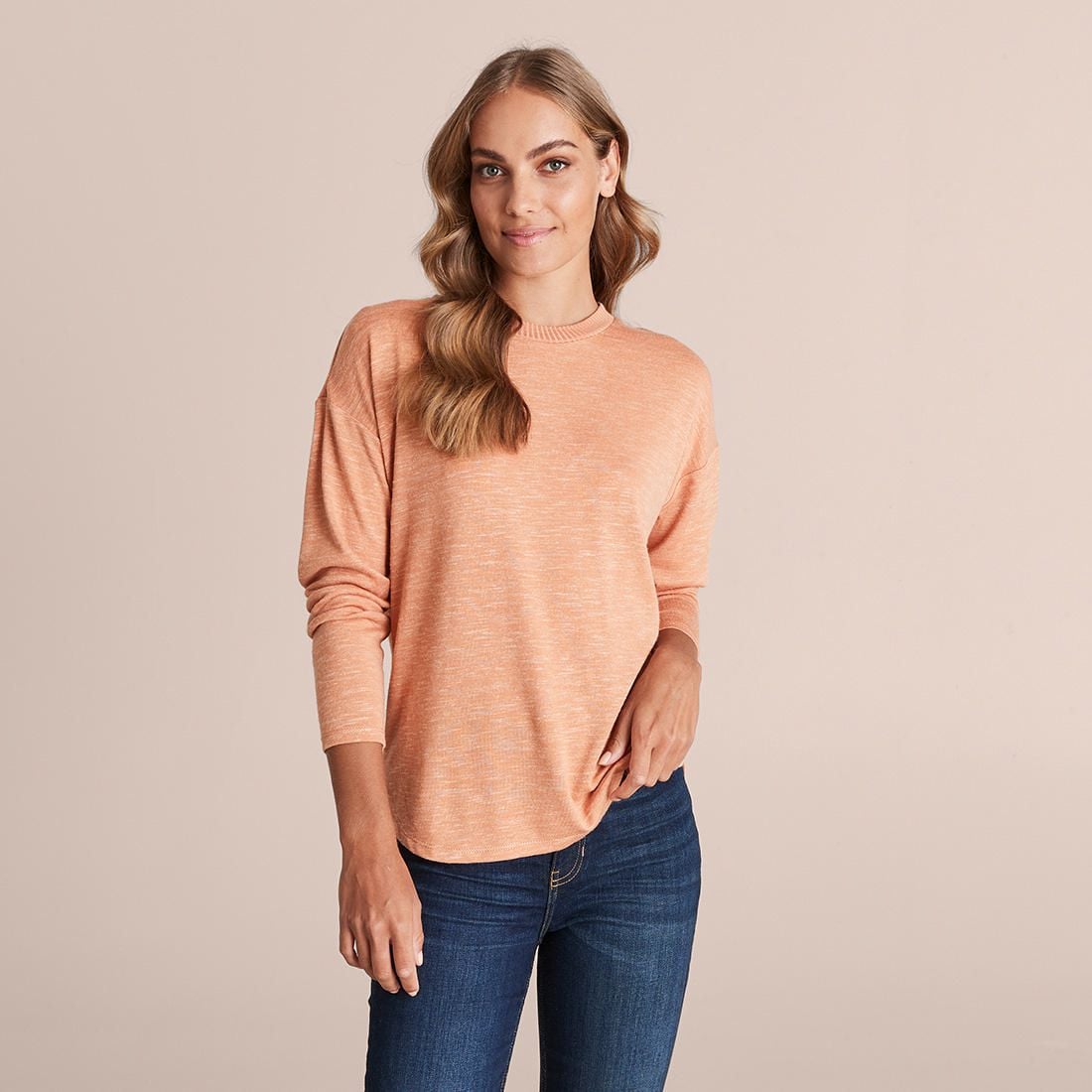 Curved Hem Knit Top | Target Australia