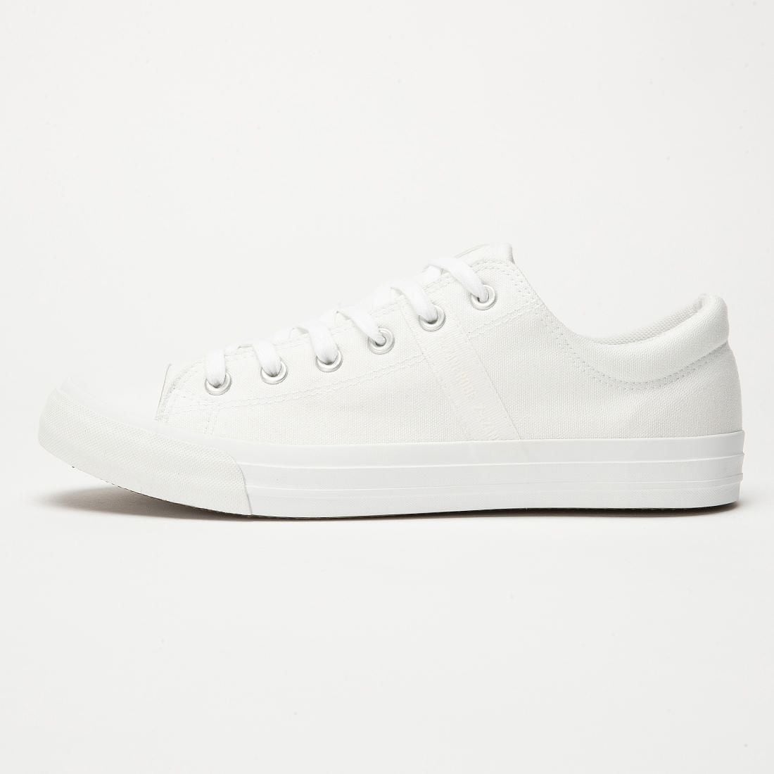 target white canvas shoes