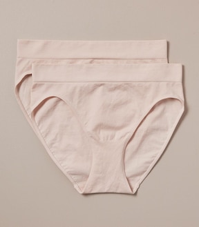 2 Pack Cotton Seamfree High Cut Briefs