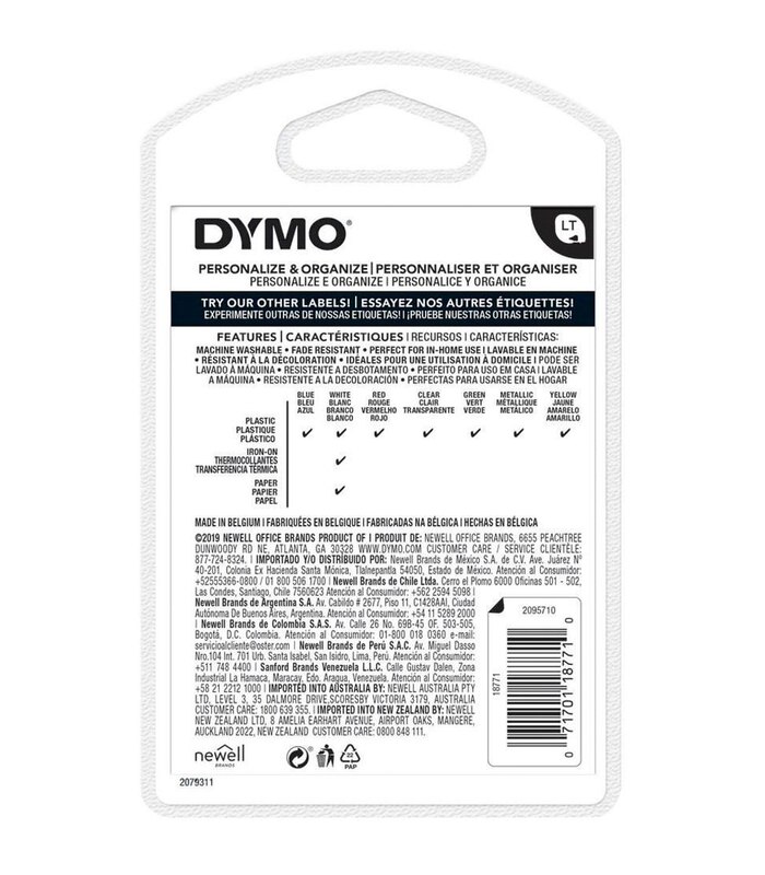 Dymo LetraTag Labeller Iron-On Tape - 12mm x 2M | Target ...