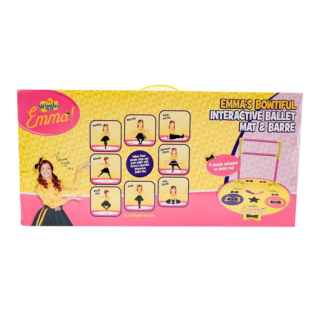 The Wiggles Emma S Bowtiful Interactive Ballet Mat Barre