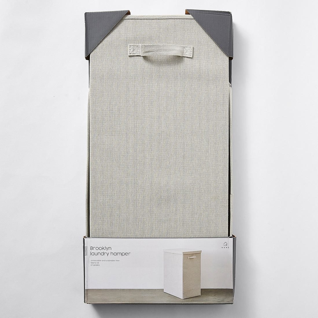 Brooklyn Laundry Hamper Silver Target Australia